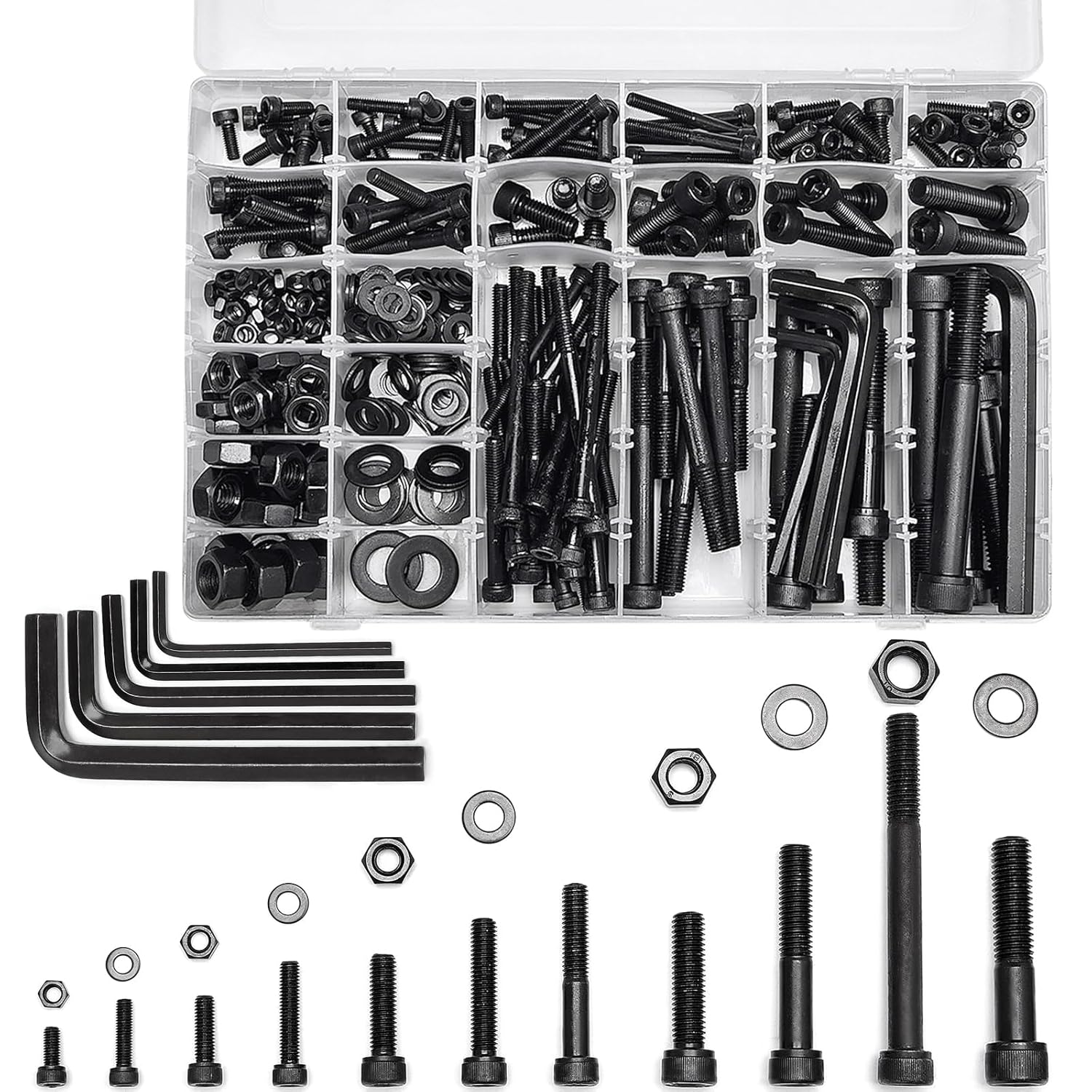 434PCS Metric Bolt Assortment for All Your Repair Needs
