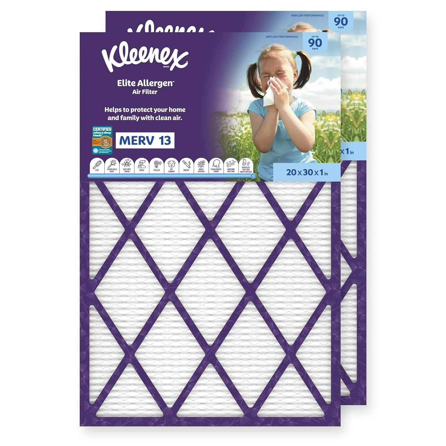 Kleenex Elite Allergen Air Filter 20x30x1 IN - 2-Pack Review