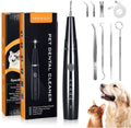 Ultrasonic Dog Plaque and Tartar Remover - Quiet Rechargeable Cleaner