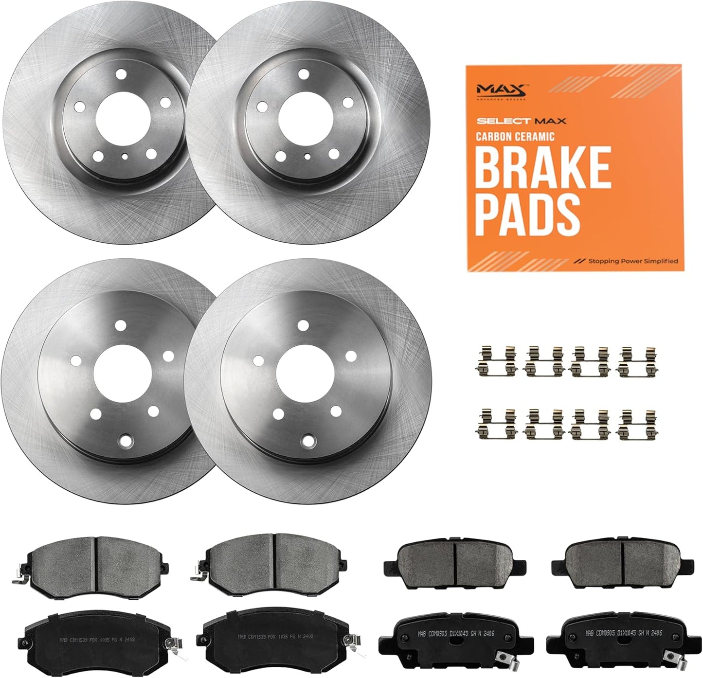 Max Advanced Brakes ValueMAX Brake Kit for Nissan Murano & Pathfinder