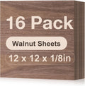 ROBOTIME Walnut Plywood 12 x 12 in 3mm Laser Engraving Blanks - Craft