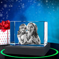 Personalized Crystal Photo Gift for Her - 3D Laser Etched Keepsake