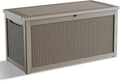 320 Gallon Waterproof Outdoor Storage Box - Large Resin Deck Box
