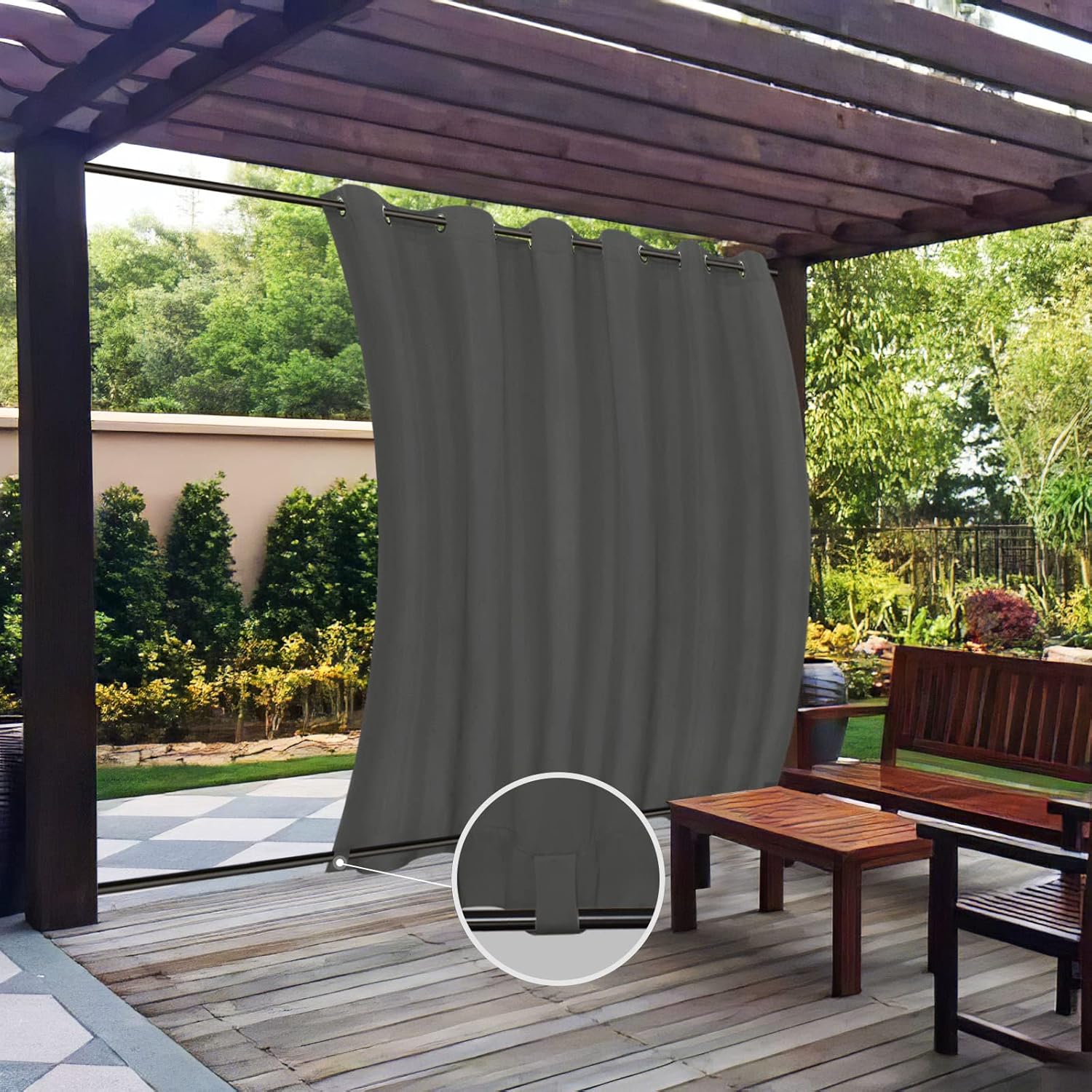 Easy-Going Outdoor Curtains for Patio, Pergola, and Gazebo