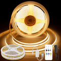 COB LED Strip Lights Warm White 24V Dimmable - Seamless High CRI