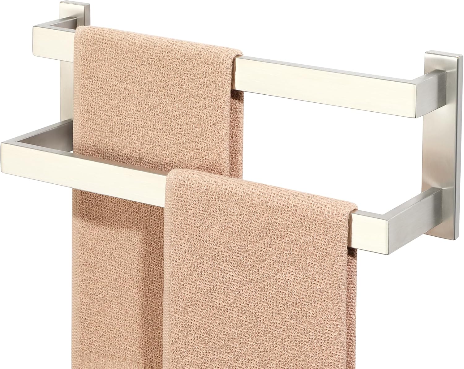 16 Inch Double Towel Bars for Bathroom Wall Mount - Durable Design