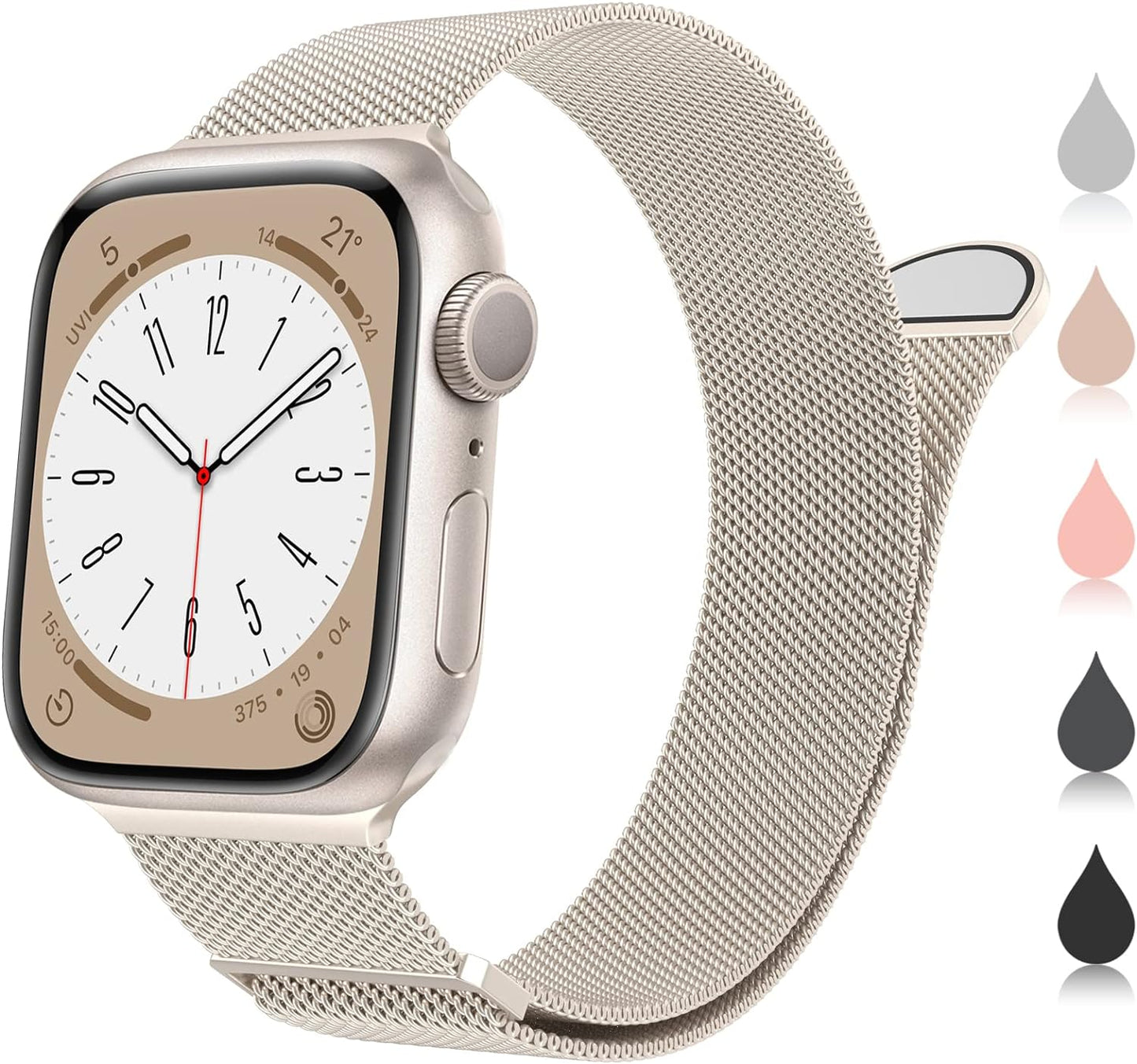 Stainless Steel Magnetic Watch Band for Apple Series 10 - MARGE PLUS