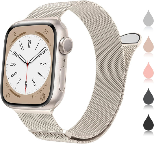 Stainless Steel Magnetic Watch Band for Apple Series 10 - MARGE PLUS