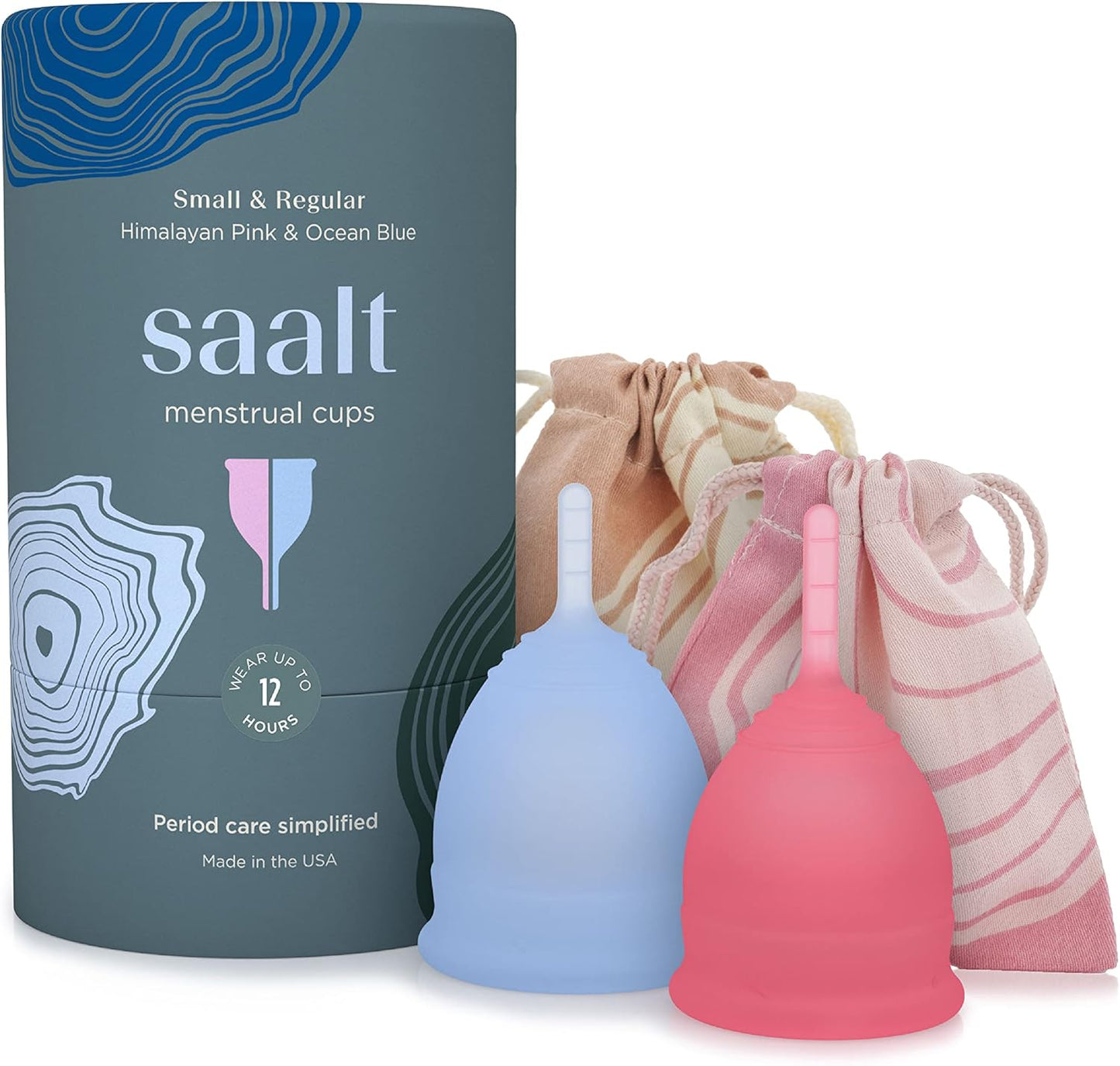 Saalt Menstrual Cup - #1 Active Comfort - 12H Wear - USA