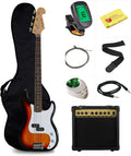 Beginner Series Bass Guitar Bundle with 15-Watt Amp - Sunburst