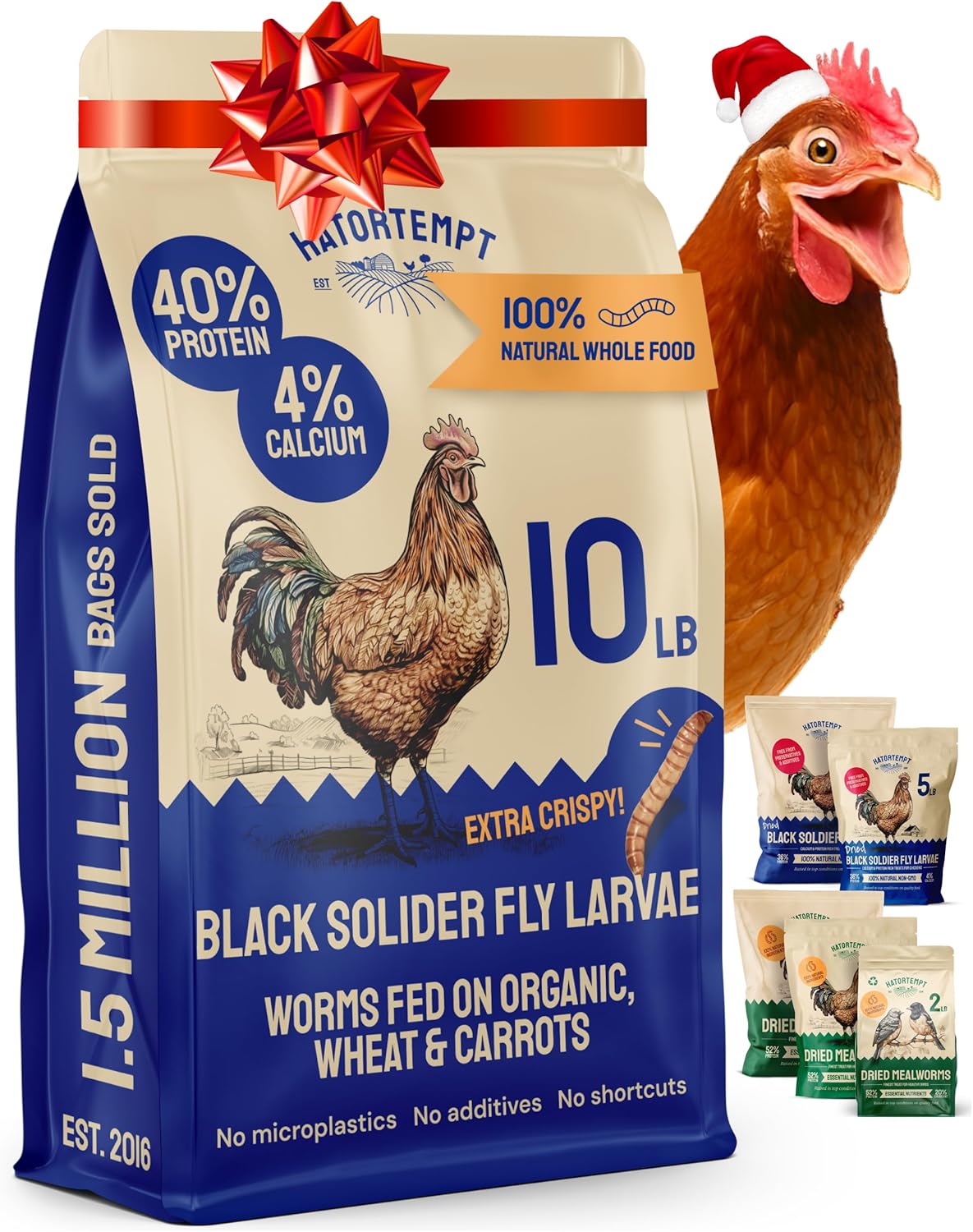 Black Soldier Fly Larvae for Chickens - Calcium-Rich Treats