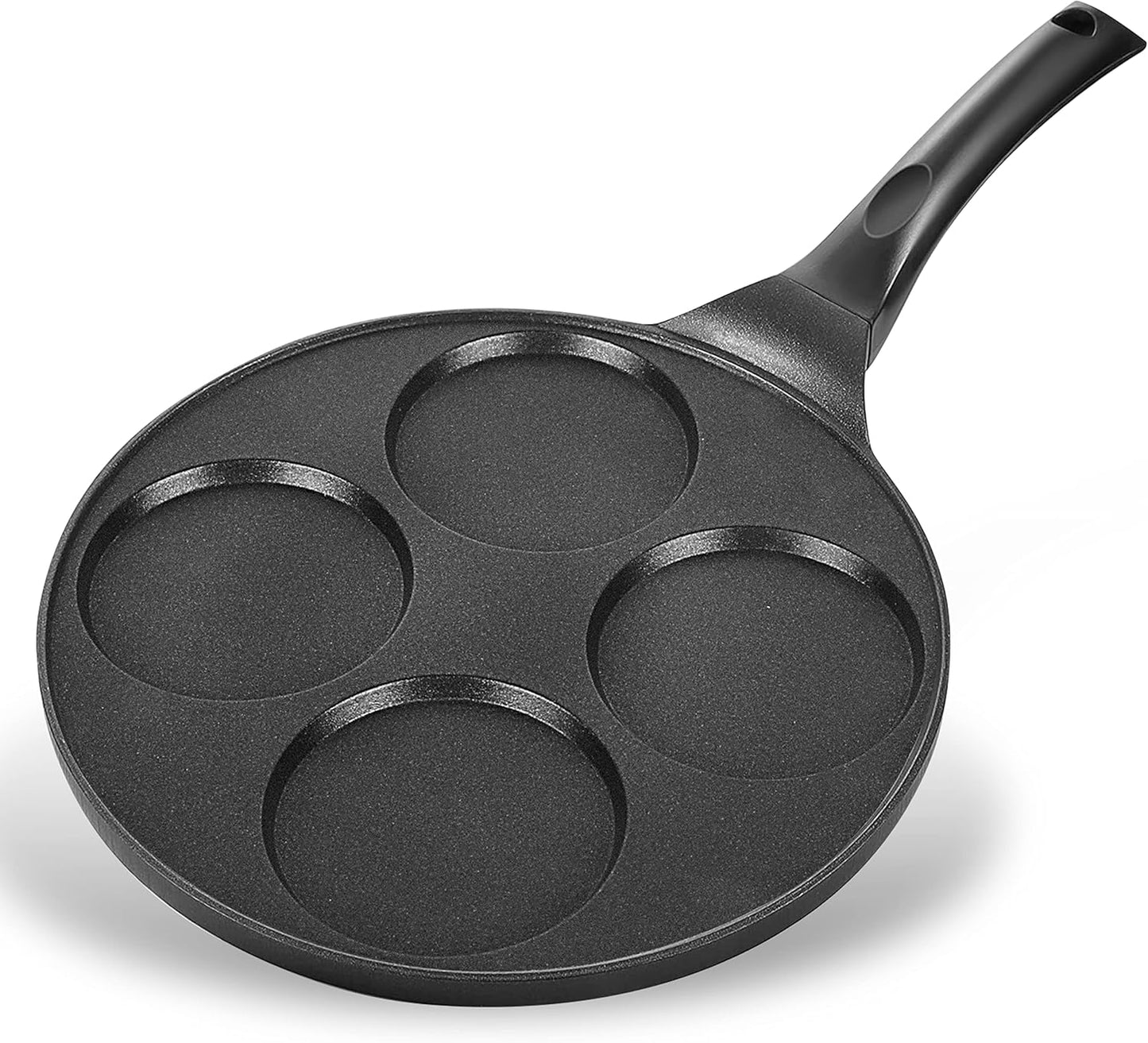 Nonstick 4-Cup Pancake Pan - PFOA Free Coating - 10.5 Inch