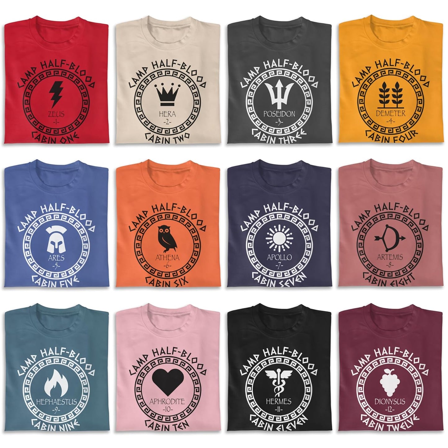 Customizable Percy Jackson Fan Shirt | Handmade Greek Myth Tee