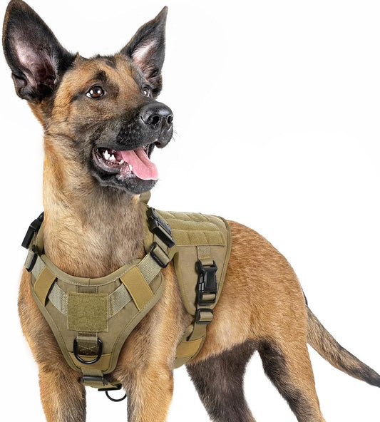 rabbitgoo Tactical Dog Harness for Small Breeds, Heavy Duty Vest