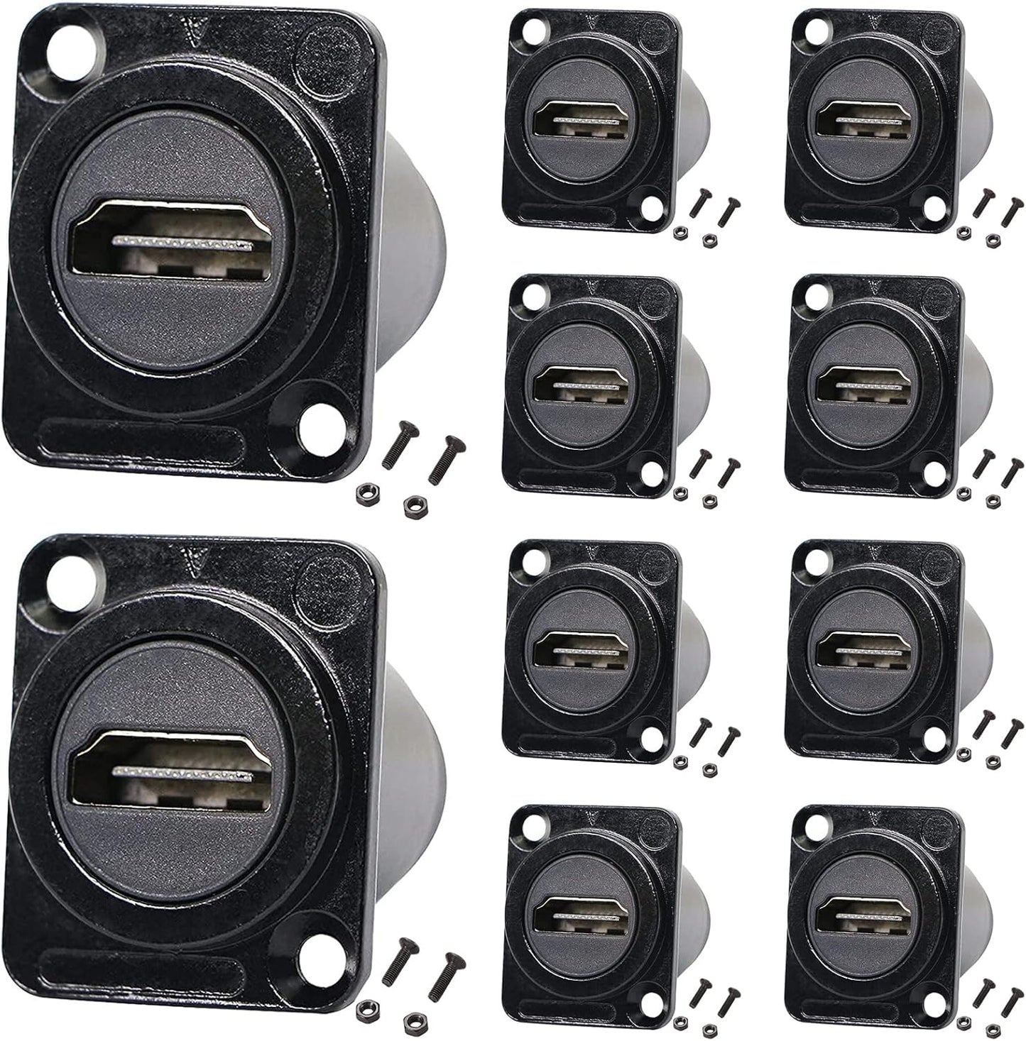 4K HDMI Panel Mount Coupler for Easy Connections and Extensions