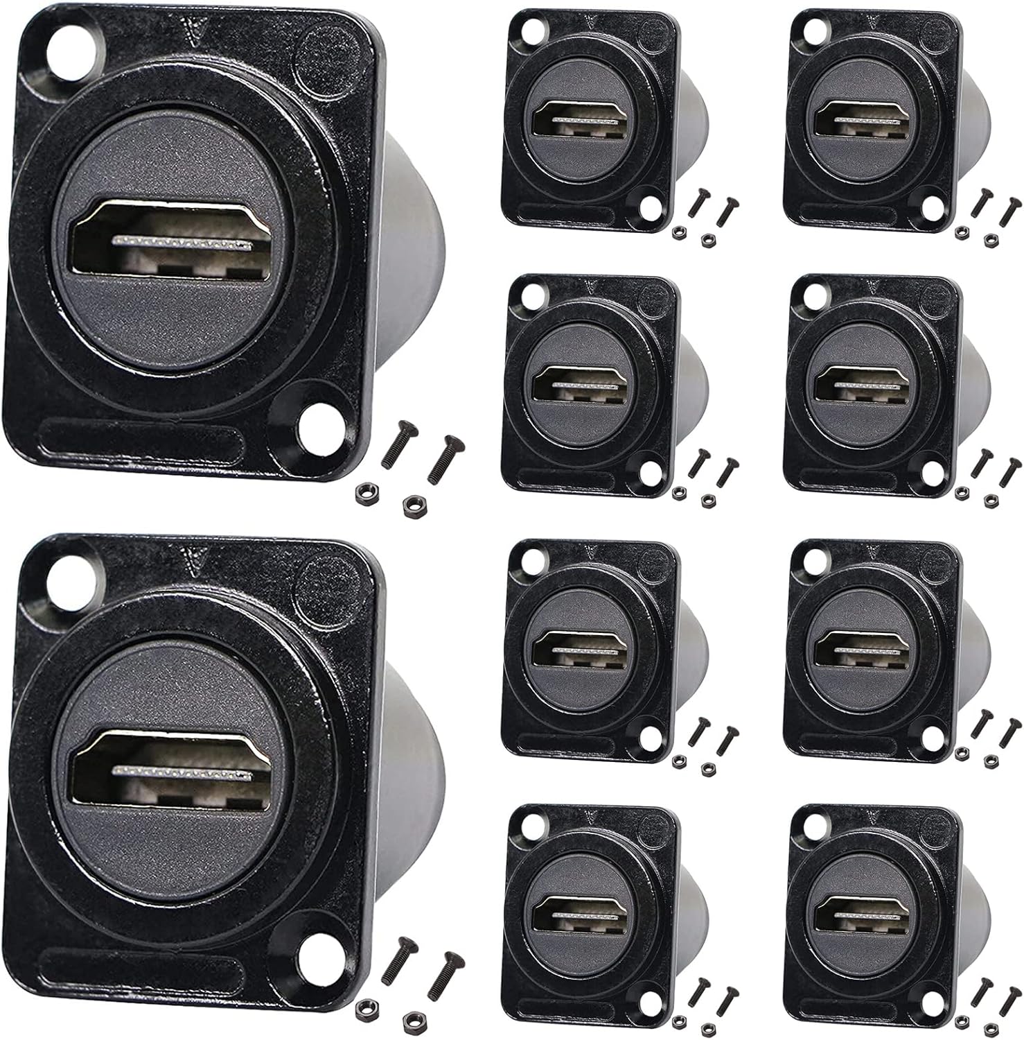 4K HDMI Panel Mount Coupler for Easy Connections and Extensions