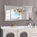 Amorho 60 X30 Inch Bathroom Mirror with Elegant Metal Frame