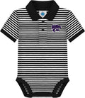Baby Striped Polo Bodysuit for Boys & Girls - Embroidered Team Logo