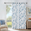Beauoop Floral Blackout Curtains for Patio Sliding Door