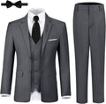 JPF Boy's 6 Piece Formal Slim Fit Suit Set for Wedding Teens