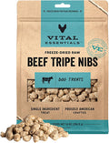 Vital Essentials Beef Tripe Nibs Freeze-Dried Raw Dog Treats - High