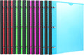 Telescoping 3 Ring Binder - Flexible Flat Writing Binder with Cover