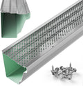 5 in Gutter Guards Leaf Protection Mill Finish - 76 ft Pack