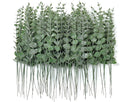 Fake Eucalyptus Stems 200pcs - Realistic Grey Green Branches