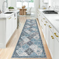 KILOCOCO 2x10 Runner Rug Moroccan Floral Hallway Runner - Soft