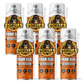 Gorilla Spray Foam Sealant Light Gray 12 oz (Pack of 6)