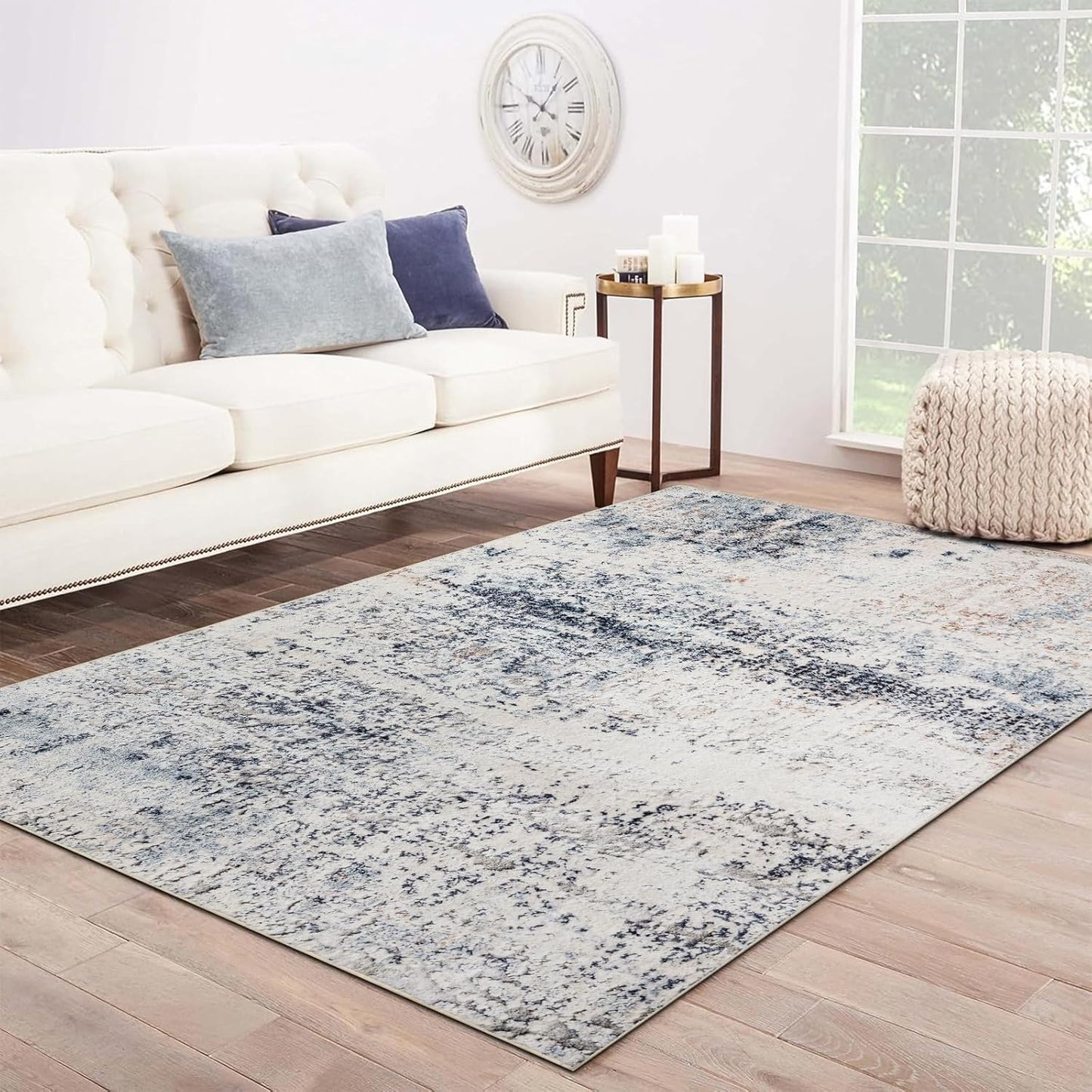 Large Vintage Boho Area Rug 810 - Ultra-Soft and Washable
