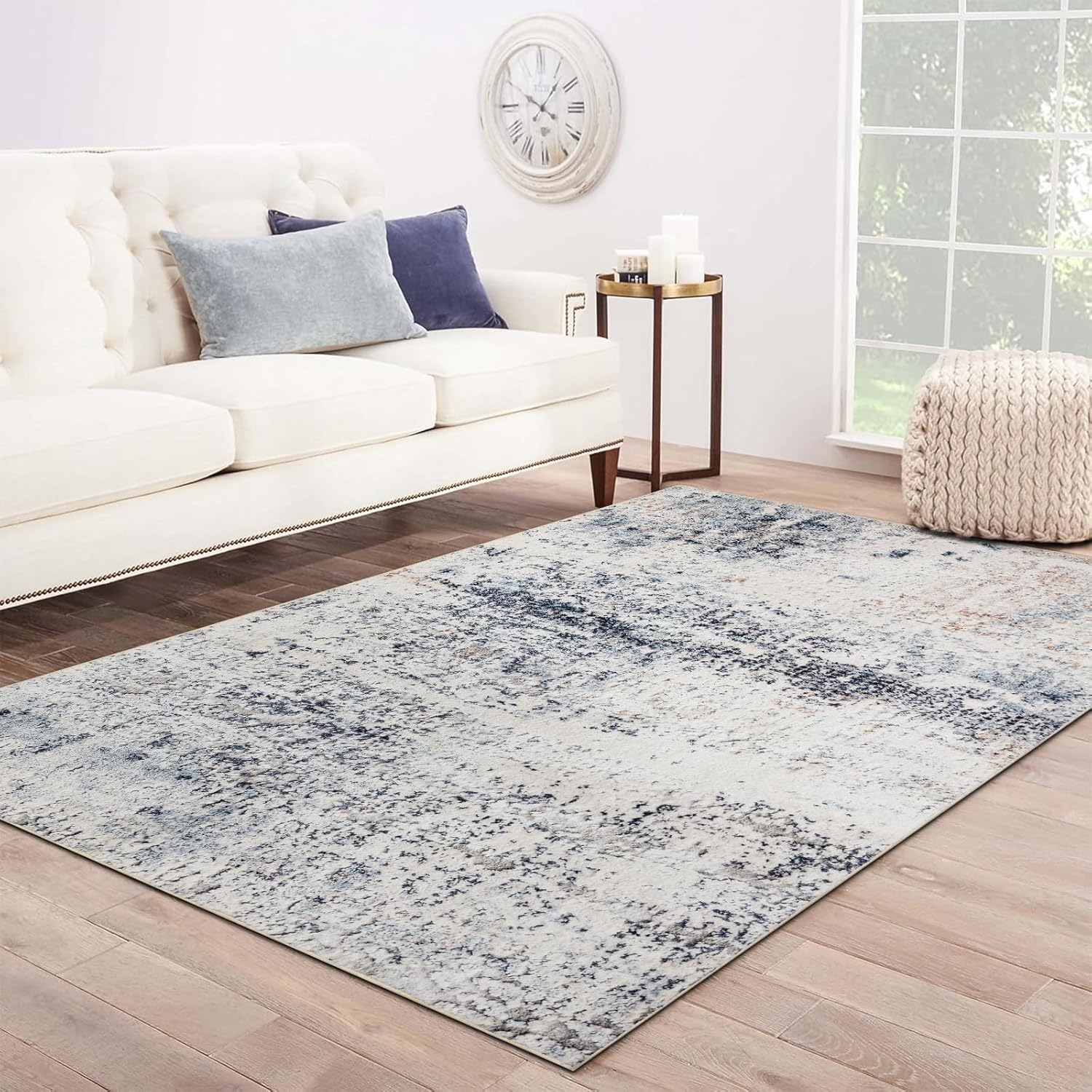 Large Vintage Boho Area Rug 810 - Ultra-Soft and Washable