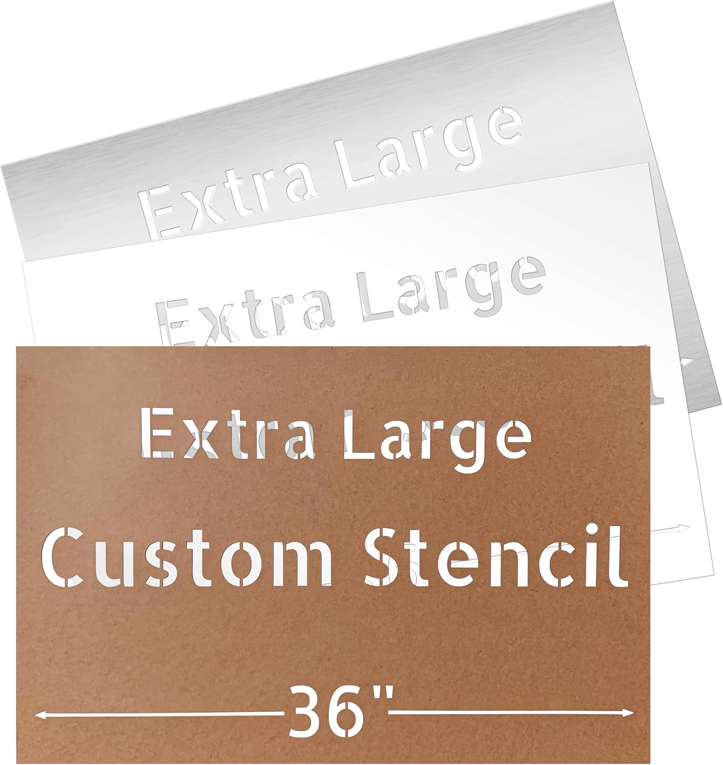 Large Custom Stencils for Personalized Spray Painting Projects