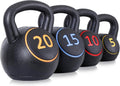Kettlebell Sets 4 Piece Strength Training Kettlebells - Versatile Home
