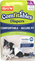 Hartz Comfitables Disposable Dog Diapers Size Large - Comfortable Fit