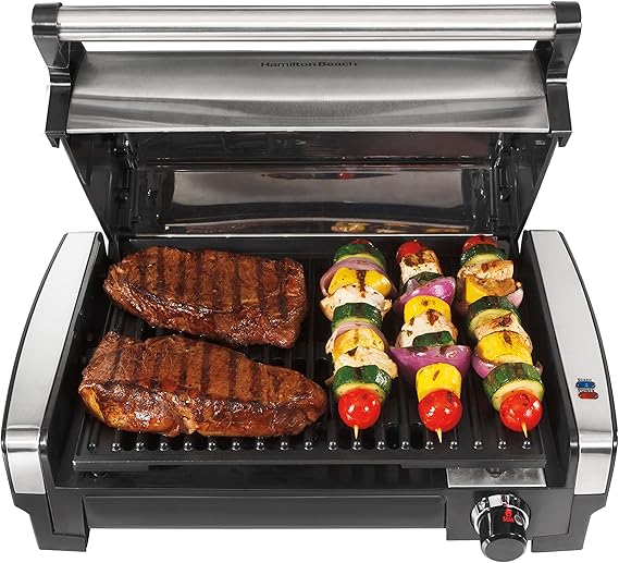 Hamilton Beach Electric Indoor Searing Grill for Perfect Meals