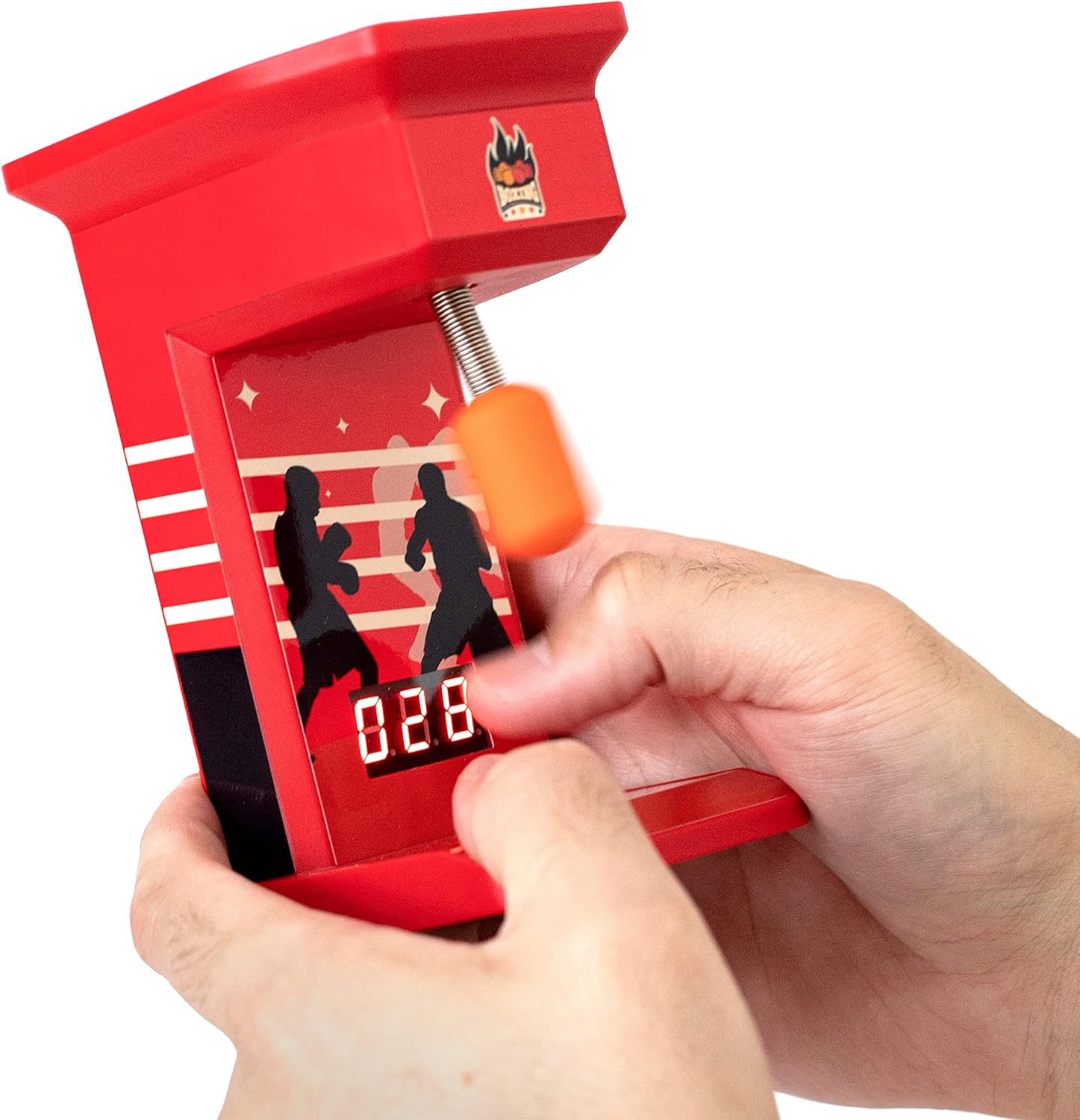 Finger Boxing Arcade: Portable Fun for Dad & Men - Thumbs Up!