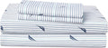 Nautica Queen Sheets Cotton Percale Bedding Set - Cool Crisp Comfort