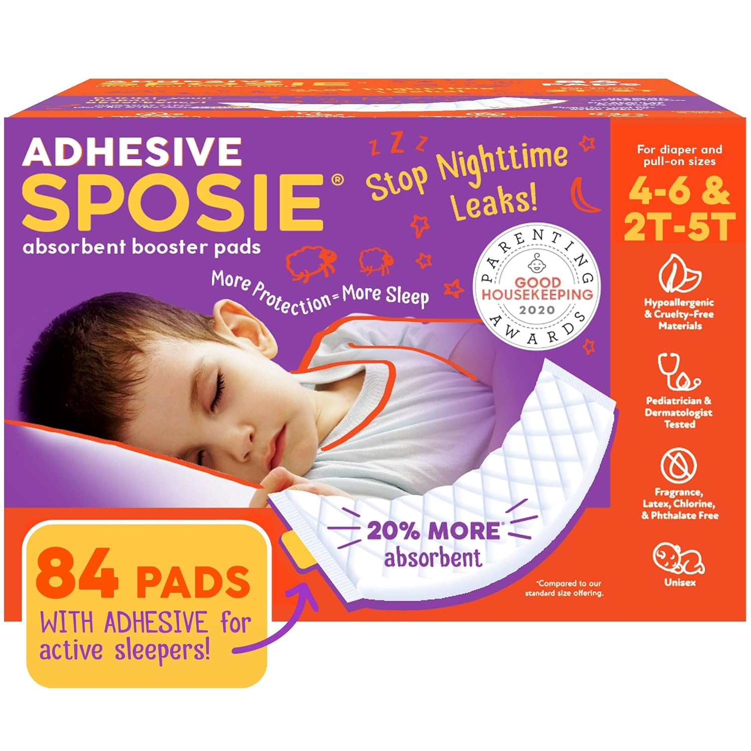 Stop Overnight Diaper Leaks with Sposie Booster Pads