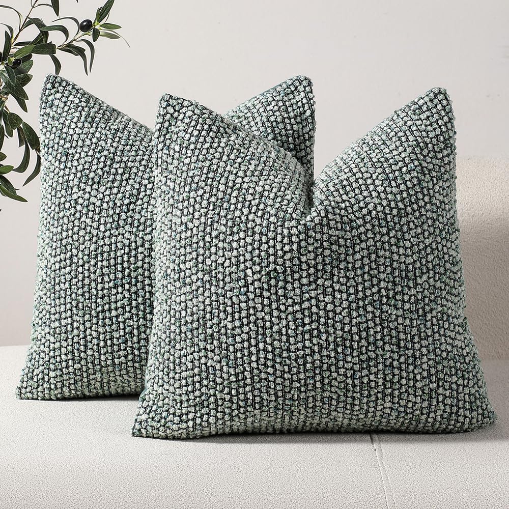 Striped Throw Pillow Covers 24x24 Set of 2 for Chic Home Decor