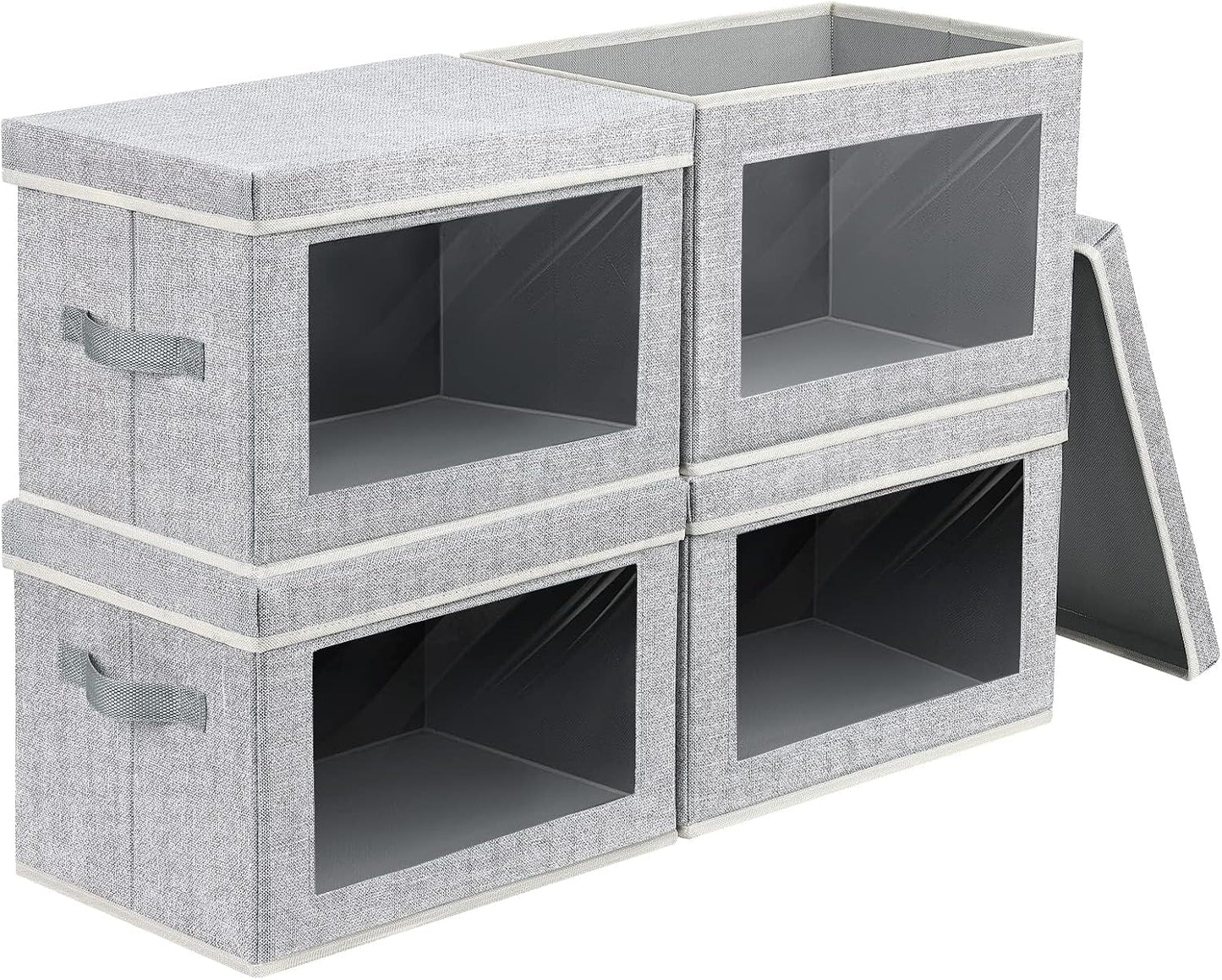 Large Storage Baskets with Lids for Organizing Your Space