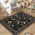 Rugcomf Bedroom Rug 3x5 Washable Area Rug Non Slip Low Pile - Soft