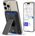 Magsafe Wallet for iPhone 17-12 Series Black - Trackable Stand & Grip