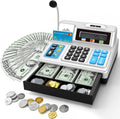 Calculator Cash Register Toy - 103 Pcs Pretend Grocery Set for Kids