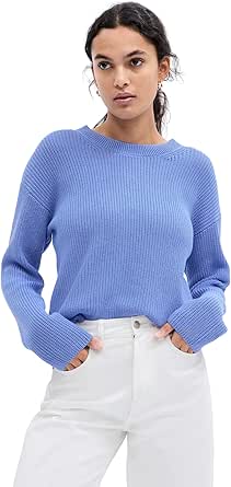 GAP Women's Textured Pullover Sweater for Cozy Style and Comfort