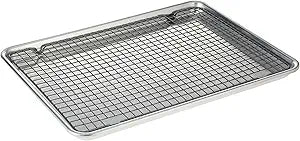 Nordic Ware Half Sheet with Nonstick Grid for Perfect Baking