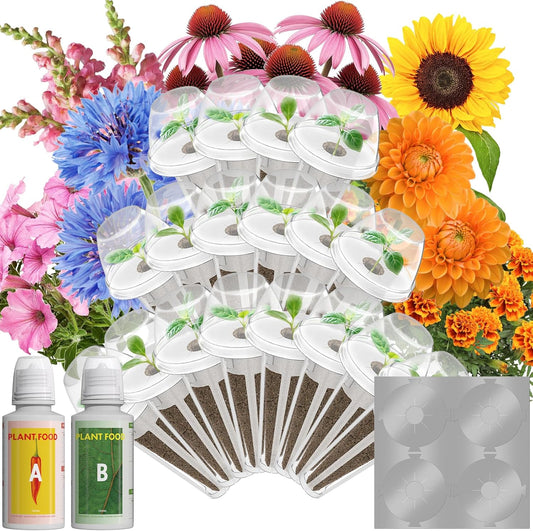 Flower Seed Pods for Hydroponics Indoor Gardening System
