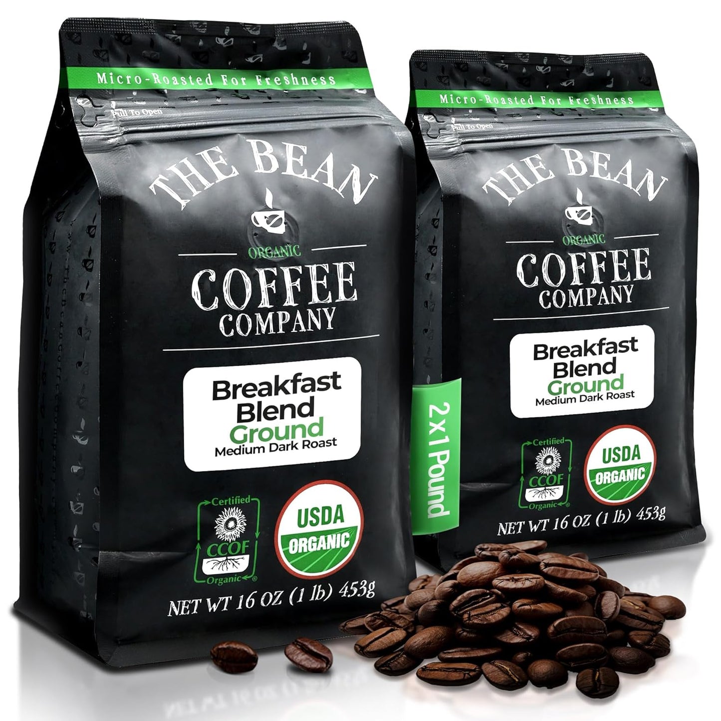 Breakfast Blend Organic Whole Bean Coffee for a Perfect Start