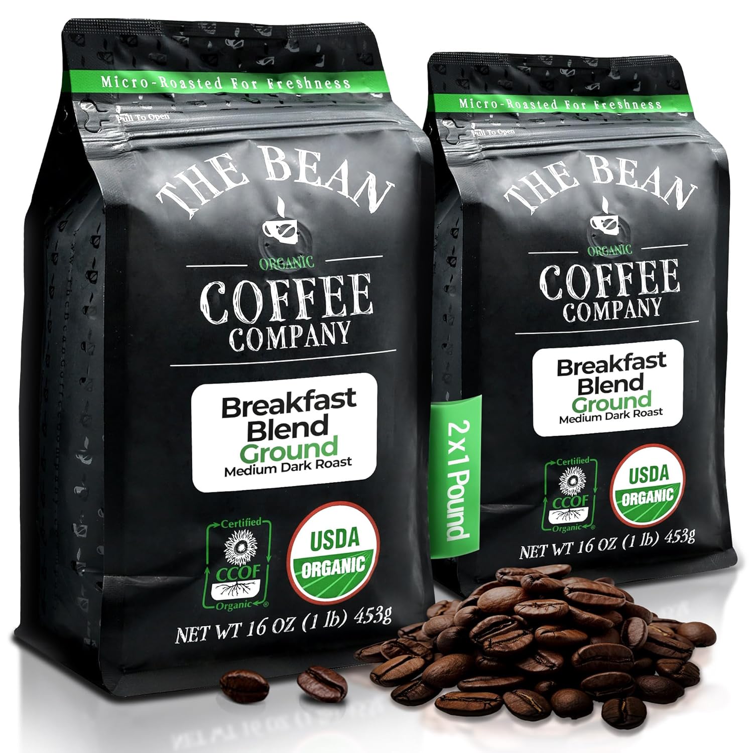 Breakfast Blend Organic Whole Bean Coffee for a Perfect Start