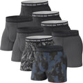 Men's Cotton Stretch Boxer Briefs 8 Pack - Soft Tagless Comfort